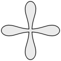 Könnycseppkereszt (de: Tropfkreuz), a könnycsepp formáját mintázó szárú kereszt