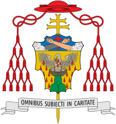 Coat of arms of Mauro Gambetti (cardinal).svg