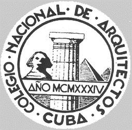 Colegio Nacional de Arquitectos Cuba Logo