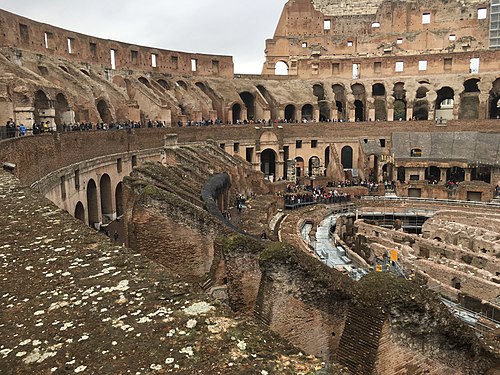 Colosseum (inside) in Rome