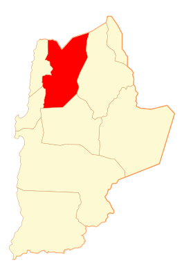 Kaart van María Elena