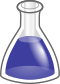 Conical flask stylised.svg