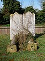 Graves in the churchyard of All Saints' Church in Foots Cray.