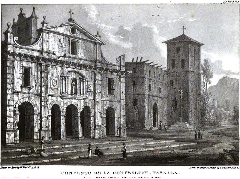 File:Convento de la Confession, Tafalla, 1824 Edward Hawke Locker.jpg