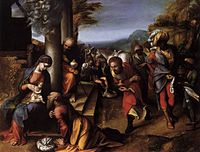 Η προσκύνηση των Μάγων, 1515-1518, Μιλάνο, Πινακοθήκη Μπρέρα