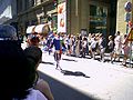 Procession in medieval costumes