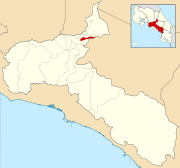 Kart over Montes de Oca