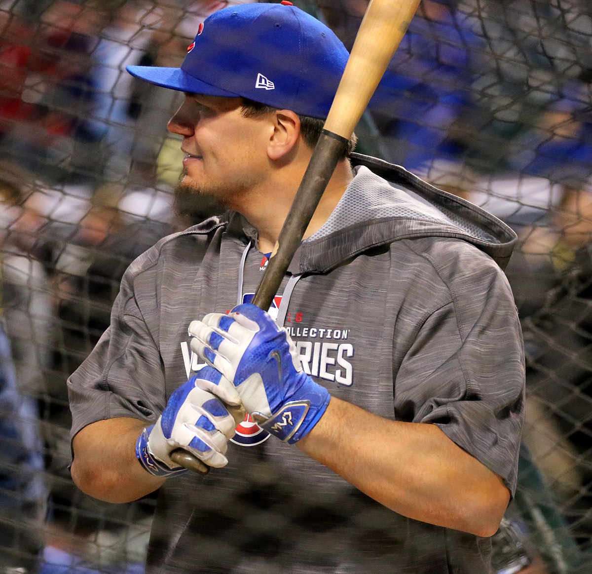 File:Kyle Schwarber batting practice before Game 1 of 2016 World Series.jpg  - Wikipedia