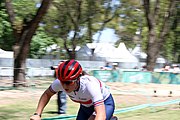 Deutsch: Radsport bei den Olympischen Jugendspielen 2018 Tag 10, 16. Oktober 2018 - Combined Criterium – XCC Qualifikation weiblich English: Cycling at the 2018 Summer Youth Olympics – Women's Combined Criterium – XCC Qualification on 16 October 2018.