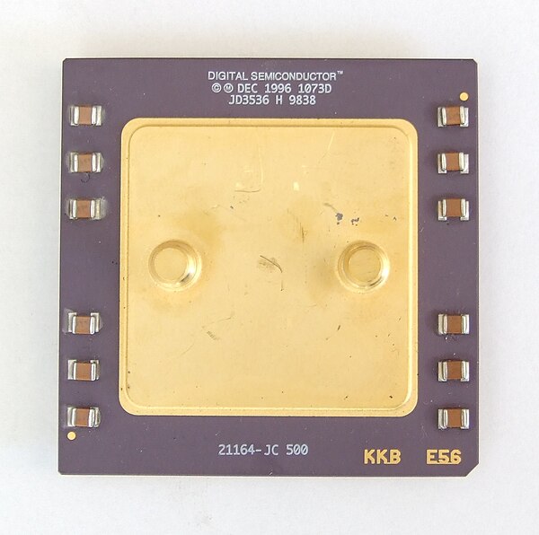 A 500 MHz Alpha 21164 (EV56) microprocessor