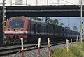 * Nomination A DEMU local train leaves Ghatkesar railway station on its way to Secunderabad. --Nikhilb239 12:46, 13 November 2016 (UTC) * Decline Sorry, but  Oppose Only the poles in the foreground are more or less sharp, the train is out of focus. With focal lenght 55 mm f5.6 is too large aperture for this kind of photos. Dmitry Ivanov 13:34, 13 November 2016 (UTC).