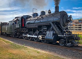 Duluth & Northeastern 28 2-8-0 Consolidation steam locomotive