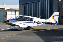 Un DR400 sur l'aérodrome de Lapalisse