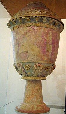 Vaso centuripino al museo archeologico di Palermo (280÷220 a.C.)