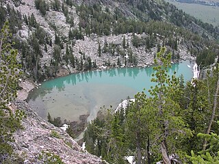 <span class="mw-page-title-main">Delta Lake (Teton County, Wyoming)</span> Glacial Lake in Wyoming, US