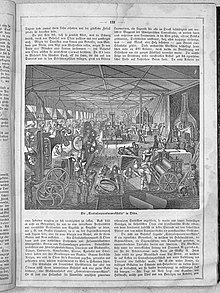 Atelier de réparation du chemin de fer à Olten, Die Gartenlaube, 1863.