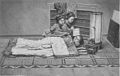 Die Gartenlaube (1886) b 232_3.jpg Bedinung beim Schlafengehen Originalphotographien aus der japanischen Sammlung des Verfassers