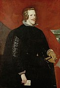 based on: Portrait of Phillip IV of Spain, at three-quarter length 