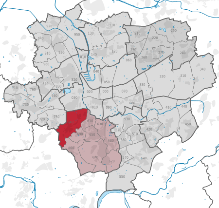 Dortmund Statistischer Bezirk Eichlinghofen