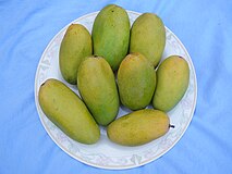 Lucknow is known for its dasheri mangoes, which are exported to many countries