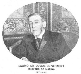 Портрет герцога Верагуа в Нуэво Мундо.