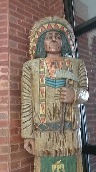 File:East Robertson High school Indian Statue.jpg