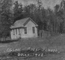 Eglon first schoolhouse