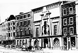 Die Ägyptische Halle des Architekten und Kunstsammlers Thomas Hope (1796–1831) in Piccadilly, London 1815
