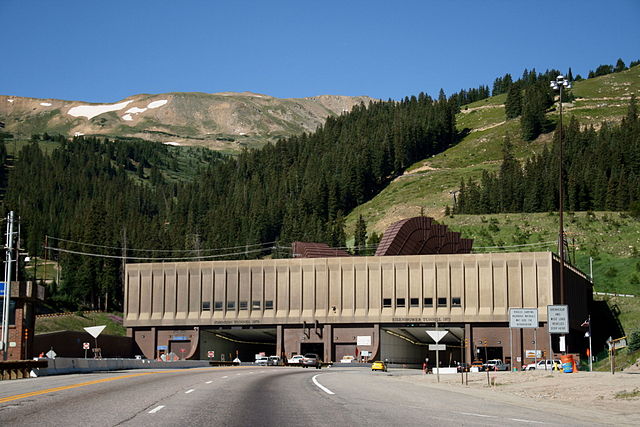 Entrance to the Eisenhower Tunnel