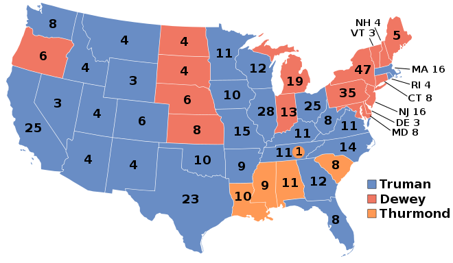 1948 electoral vote results.