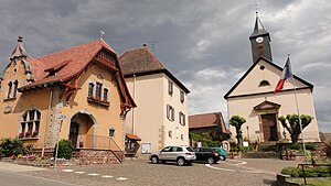 L'église sur la place