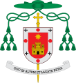 Escudo autorstwa Juana Ignacio Gonzáleza, obispo de San Bernardo.svg