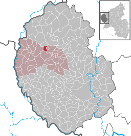 Läget för Euscheid i Eifelkreis Bitburg-Prüm