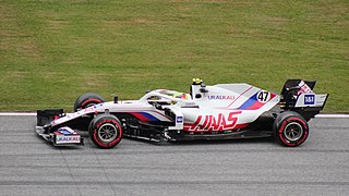 <span class="mw-page-title-main">Haas VF-21</span> Haas F1 Teams 2021 Formula One racing car