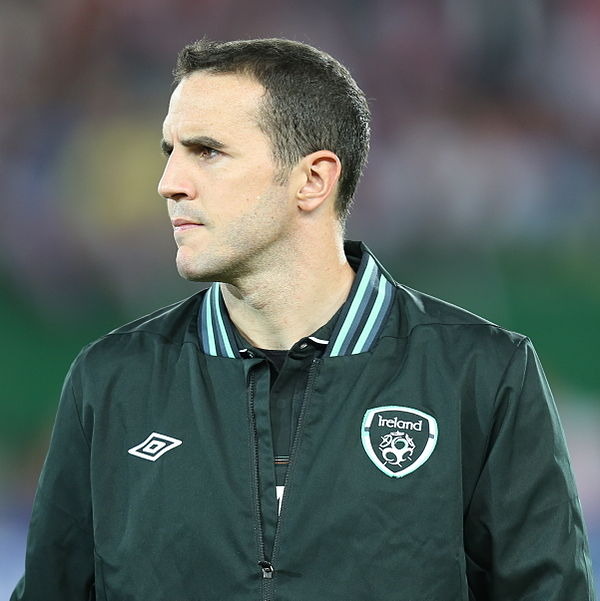 O'Shea lining up for the Republic of Ireland in 2013