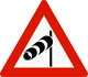 Norway cross winds sign.