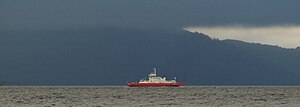 Thumbnail for File:Ferry in the Firth of Clyde - geograph.org.uk - 5469646.jpg