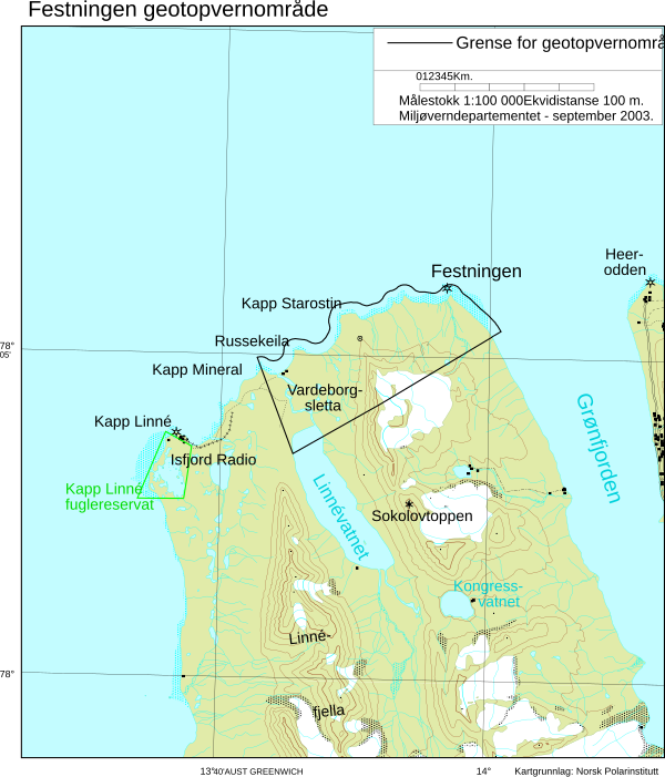 Festningen geotopvernområde