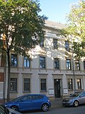 Apartment building in closed development