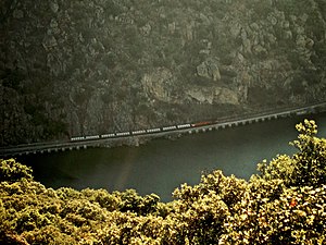 Freight train near Valeira on the Douro line, September 2008 Flickr - nmorao - Cimento, Valeira, 2008.09.29 (1).jpg