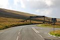 Pedestrian overbridge at The Bungalow, on Snaefell mountain