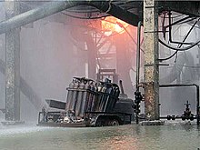 The source of the leak. The trailer holding the canisters hit the piping to its right. Formosa Plastics Propylene Explosion 1.jpg