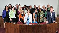 Deutsch: Gruppenfoto der Fraktion Bündnis 90/Die Grünen der Bremischen Bürgerschaft (Stand 2014). English: Photo of the parliamentary group Bündnis 90/Die Grünen of the Bürgerschaft of Bremen (as of 2014).