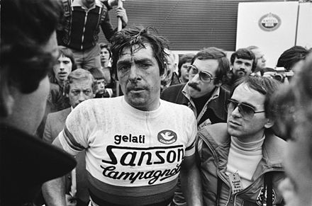 Francesco Moser (ici lors de l'Amstel Gold Race 1978).