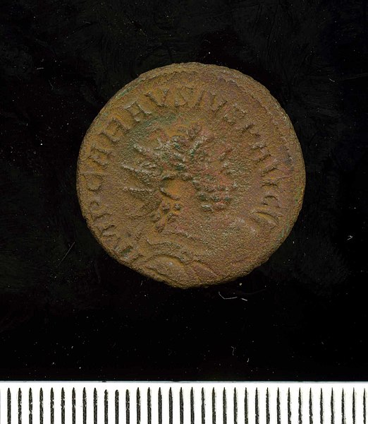 File:Frome Bronze radiate of Carausius- (11 2) Obverse.jpg