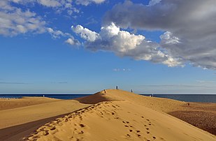 Dunes à Maspalomas (Grande Canarie). (définition réelle 3 804 × 2 490)