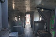 Atchison, Topeka and Santa Fe Railway Caboose No. 1642 interior