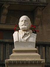 San Marino: busto di Giuseppe Garibaldi. Realizzato da Stefano Galletti nel 1882