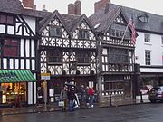 The Garrick Inn, Stratford-upon-Avon, is a timber framed building dating back to the 15th century.