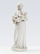 Georg Christian Freund, En moder med sit barn, 1877, 0172NMK, Nivaagaards Maleri Samling.jpg